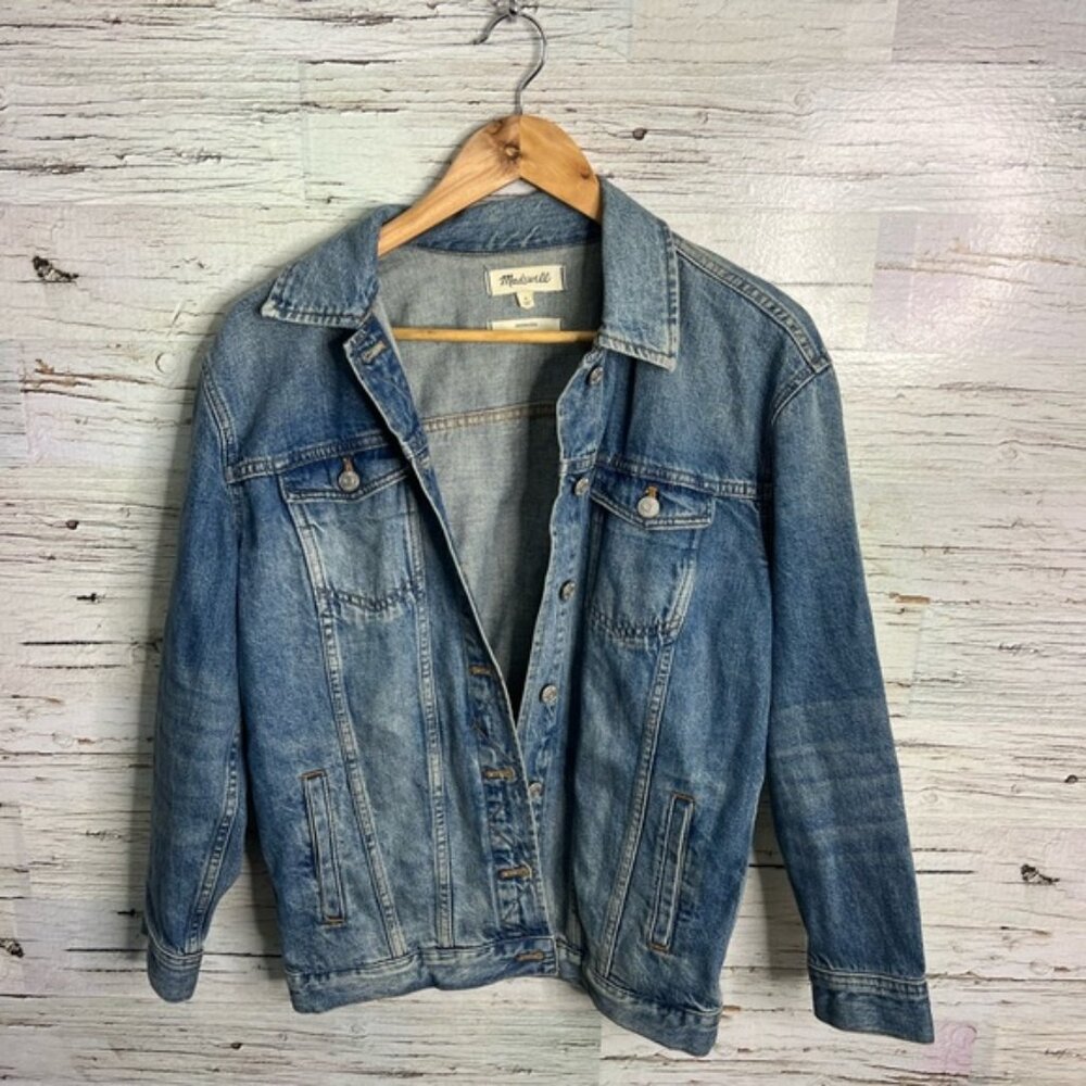 Madewell Light Wash Blue Denim Jacket